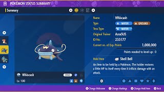 Whiscash - 7 Star Hisuian Typhlosion Raid - Solo - Pokemon Scarletviolet