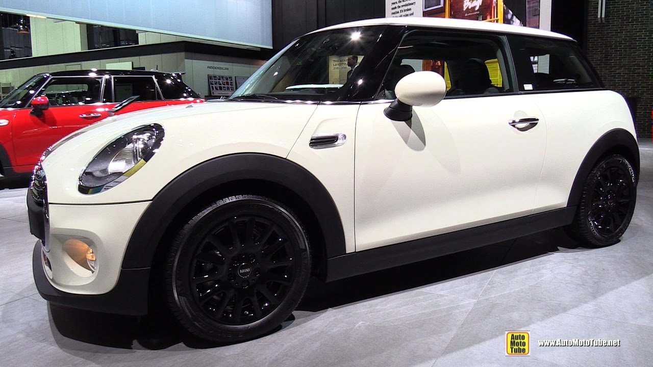 2017 Mini Cooper 3 Doors One 102ch Exterior And Interior Walkaround 2016 Paris Motor Show