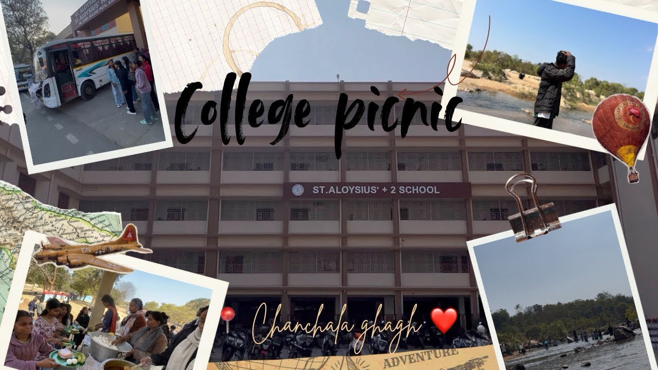 College Picnic Vlog | Full Enjoyment With Friends || st. Aloysius intermediate college Ranchi ❤️ 