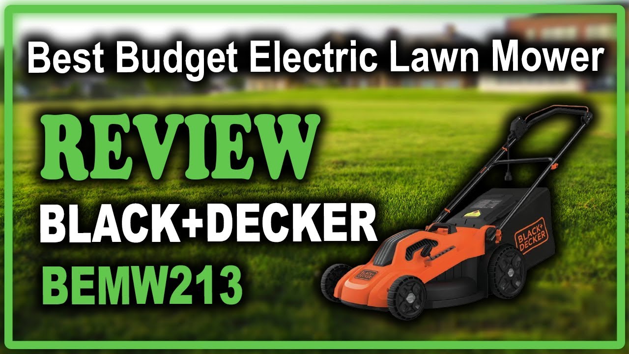 BLACK+DECKER BEMW213 20 Corded Electric Lawn Mower