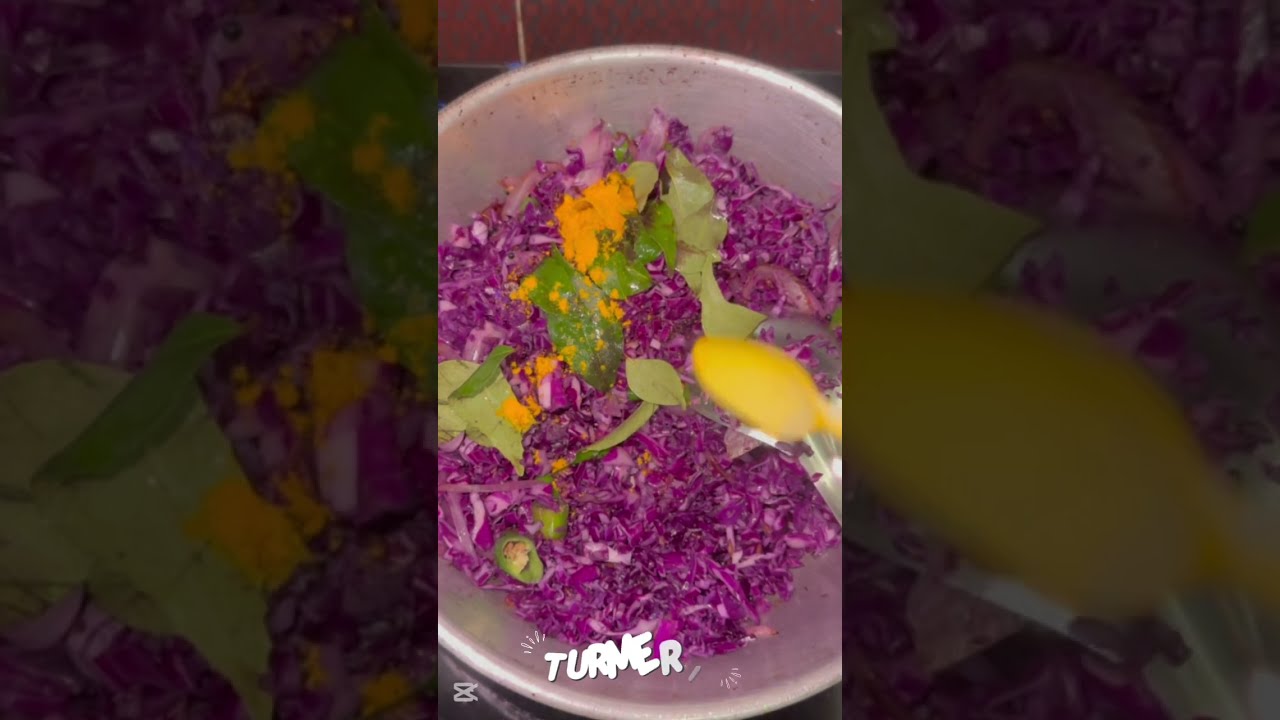Red Cabbage Stir Fry Foodshorts Food Cabbagerecipe Stirfry Stirfryrecipe