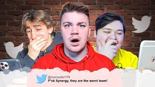 Team Synergy Reads Mean HATE Comments.. (Funny Reactions)