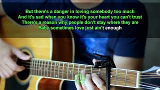 Sometimes Love Just Ain't Enough-Patty Smith ft.Don Henley (acoustic karaoke)