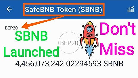BNB Launch SafeBNB Token (SBNB)Available on Pancake 🥞