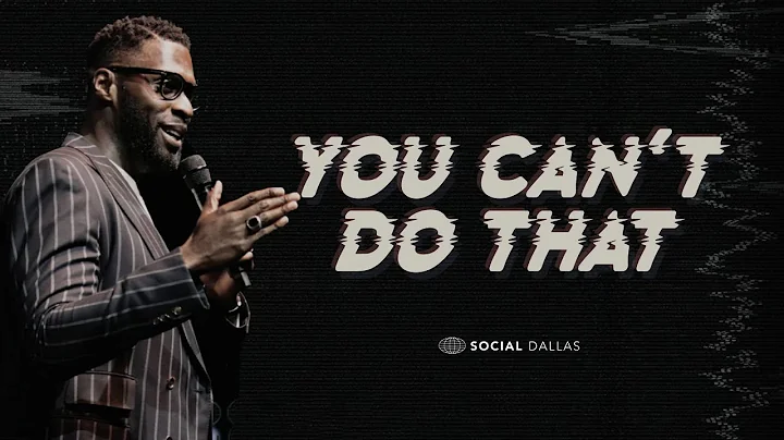 "You Can't Do That" | Robert Madu | Social Dallas