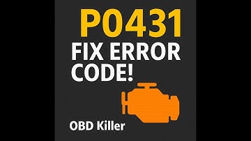 Delete error code P0431 | Turn off the check engine light with OBD Killer