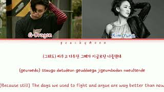 Video thumbnail of "G Dragon - MISSING YOU FT. KIM YUNA (LYRICS HAN_ROM_ENG)"