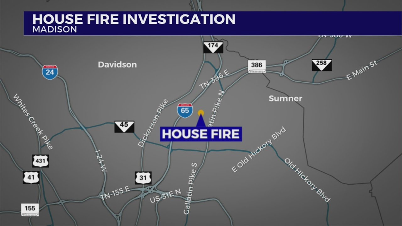 House fire investigation underway in Madison - YouTube