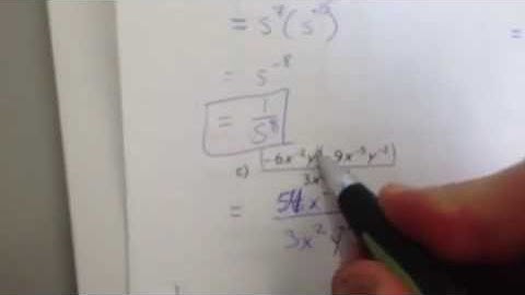 MCR3U1: 4.4 Simplifying Algebraic Exponents (Part 1 of 2)