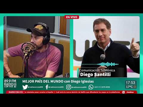 Entrevista a Diego Santilli, pre candidato a Gobernador por PBA