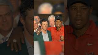 Tiger Woods Crashes Rory Mcilroys Green Jacket Ceremony