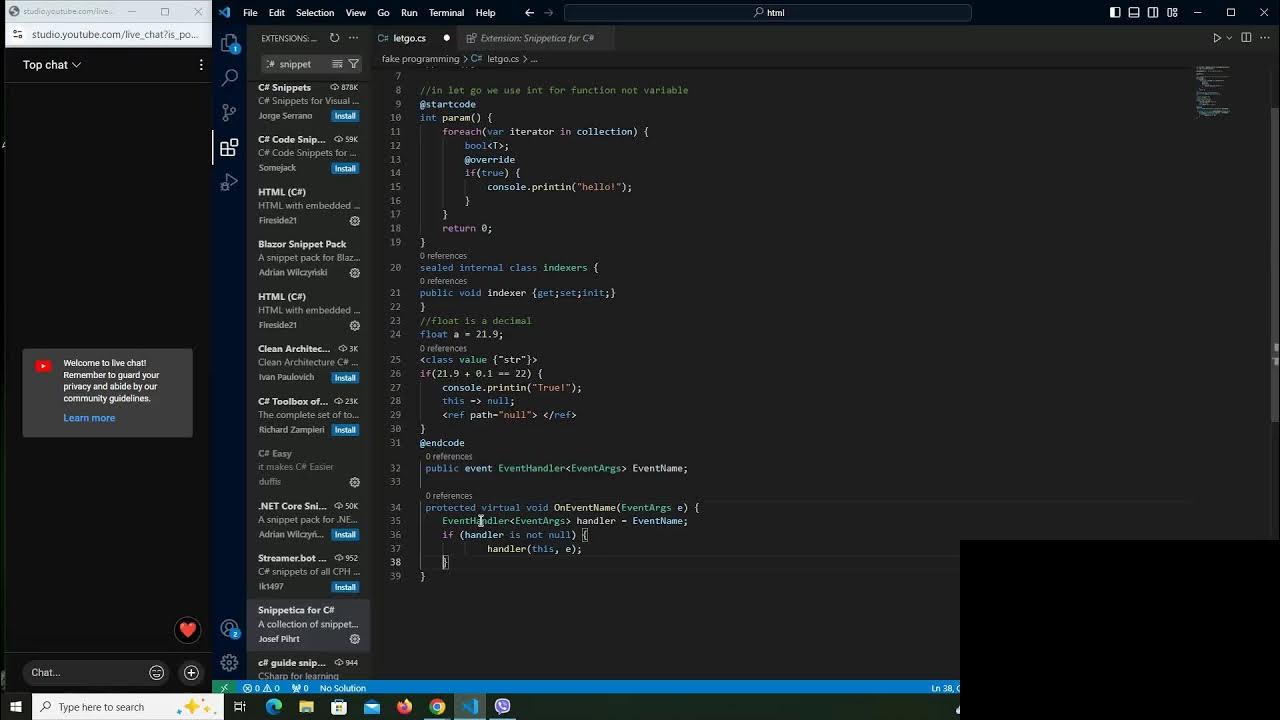 Letgo programming (fake programming) you can create a fake programming ...