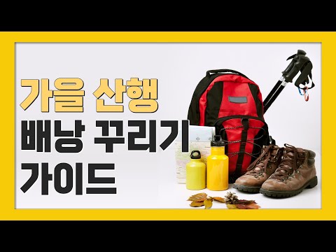※<strong>가을</strong> 등산객 시청 필수※ 🍂<strong>가을</strong> <strong>산행</strong> 배낭 <strong>준비물</strong>🥾 [신박한 벙커 59회 선공개]