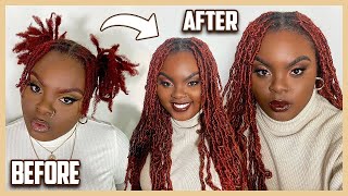 Soft Locs Over Starter Locs *NO CROCHET* screenshot 5