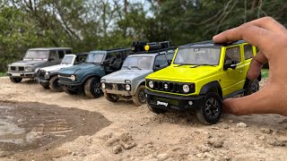 Mini Offroad SUV Meet 1:18 Scale | Boxy SUVs Off-roading | Real like Diecast Model Cars