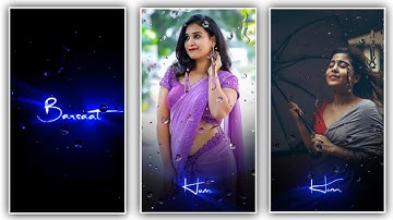 Trending kinemaster rain drop lyrics status video Editing | water drop lyrics editing | Kinemaster |