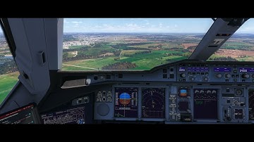 MSFS 2024 FBW A380X Gusty Crosswind Christchurch NZ