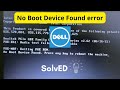 [SOLVED] No Boot Device Found Press any key to reboot the machine | Computer is not starting up.