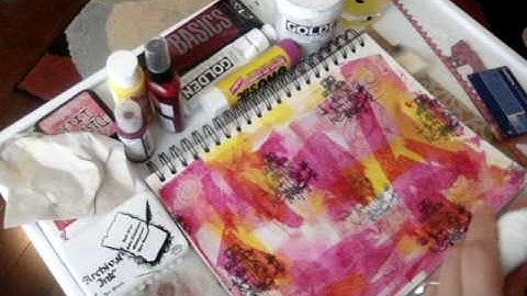 Art Journal Background Layers pt 1
