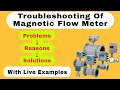 Mag Flow Meter meter Troubleshooting Magnetic Flow Meter