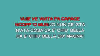 Video thumbnail of "E' bello o magn… [karaoke]"
