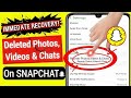 How To Recover Deleted Messages, Photos, And Videos On Snapchat
