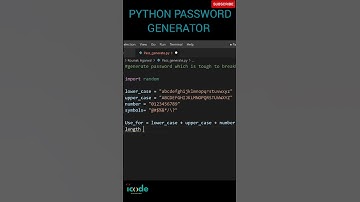 Python Password Generator   Get unhackable passwords with just 5 lines of python