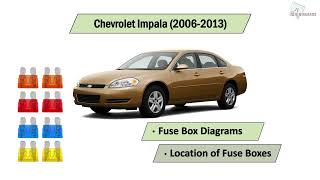 Chevrolet Impala (2006-2013) Fuse Box Diagrams