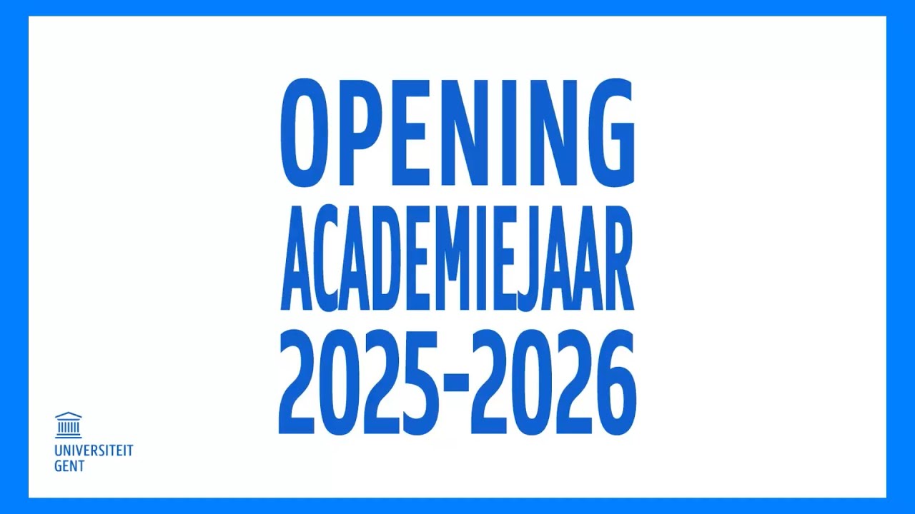 Opening academiejaar UGent 2025-2026