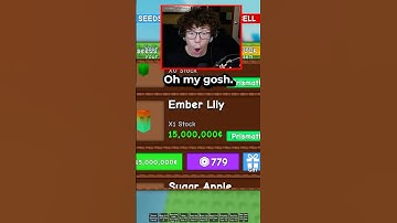 The LUCKIEST MOMENT EVER in Grow a Garden!