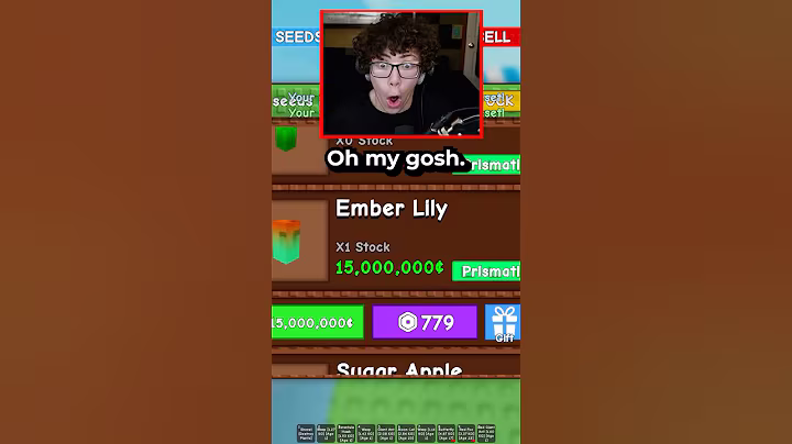 The LUCKIEST MOMENT EVER in Grow a Garden!