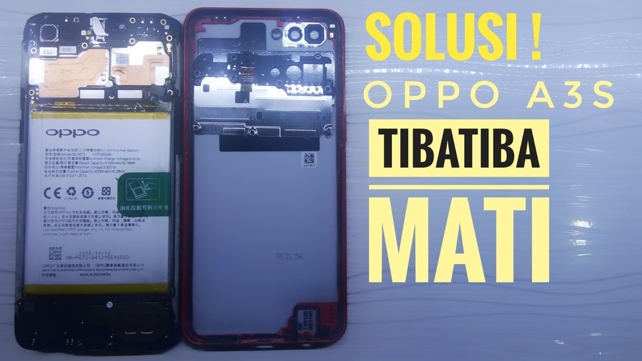 Cara Perbaiki Oppo A3s Tibatiba Mati 