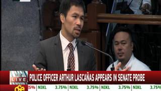 Pacquiao in Senate: Tumikim din ako