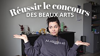 5 CONSEILS pour réussir les concours d'entrée aux BEAUXARTS