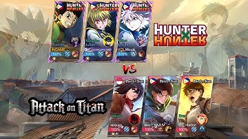 DYRROTH GON VS EREN TITAN YIN TEAM! HUNTER X HUNTER VS ATTACK ON TITAN - WHO WILL WIN? MLBB
