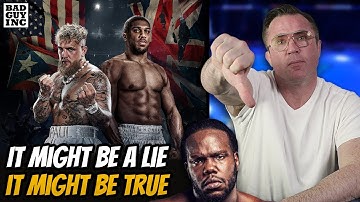 Is Jake Paul vs Anthony Josuha Off? Chael Responds