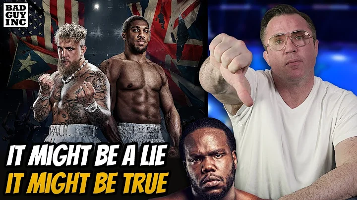 Is Jake Paul vs Anthony Josuha Off? Chael Responds