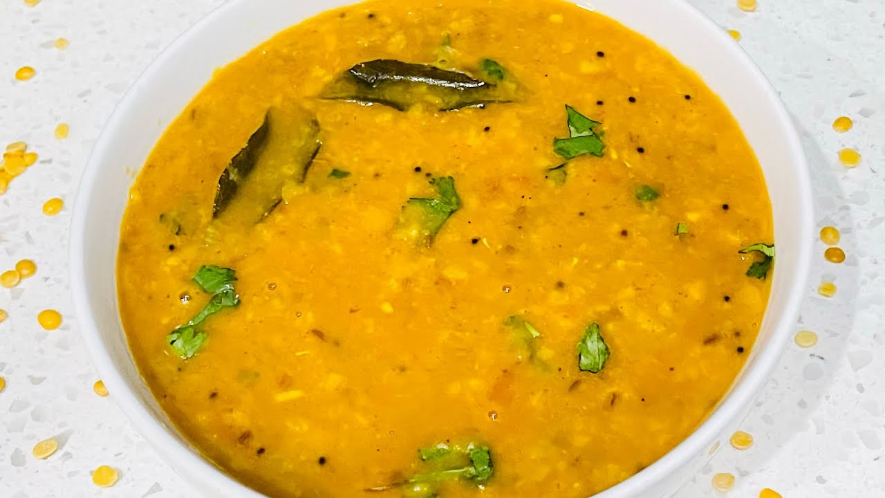 How to make quick and simple Dal fry in Pressure cooker, Toor Dal