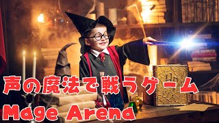 声で詠唱する魔法バトルゲームを品行崩壊でやるぞ！【Mage Arena】