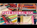 Exclusive gadwal silk collection  with silkmark  adi indian silk house  traditional  ethnic 