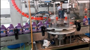 Hệ thống chiết rót và đóng nắp tự động