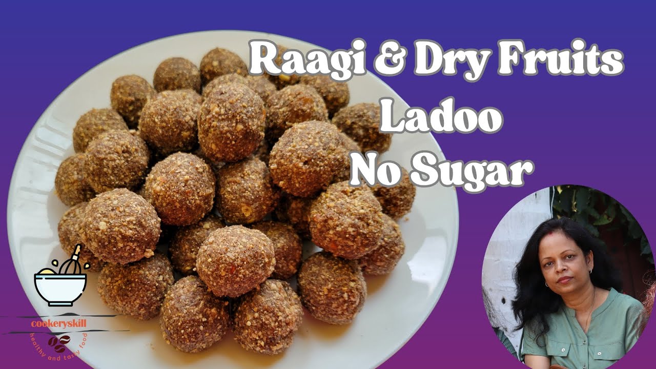 Raagi and Dry Fruits Ladoo No Sugar No Jaggery | Dry fruits Ladoo Recipe | Sugar Free Laddu Recipe