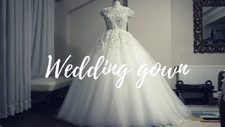 MAKING A WEDDING GOWN | BALL GOWN