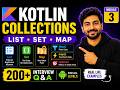 Part 3 : 🚀 Kotlin Collections Interview Questions & Answers | Map, filter(), map(), reduce()