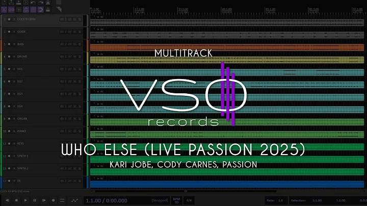 MULTITRACK - Who Else (Live From Passion 2025) – Kari Jobe, Cody Carnes, Passion