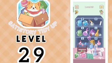 Satistory Tidy Up Level 29 Solution Walkthrough