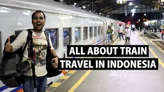 Indonesia Train Travel- Jakarta to Yogyakarta- Economy Class | Indonesia Ep 2