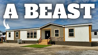 EVERYONE at the show was TALKING about this NEW prefab house! Mobile Home Tour