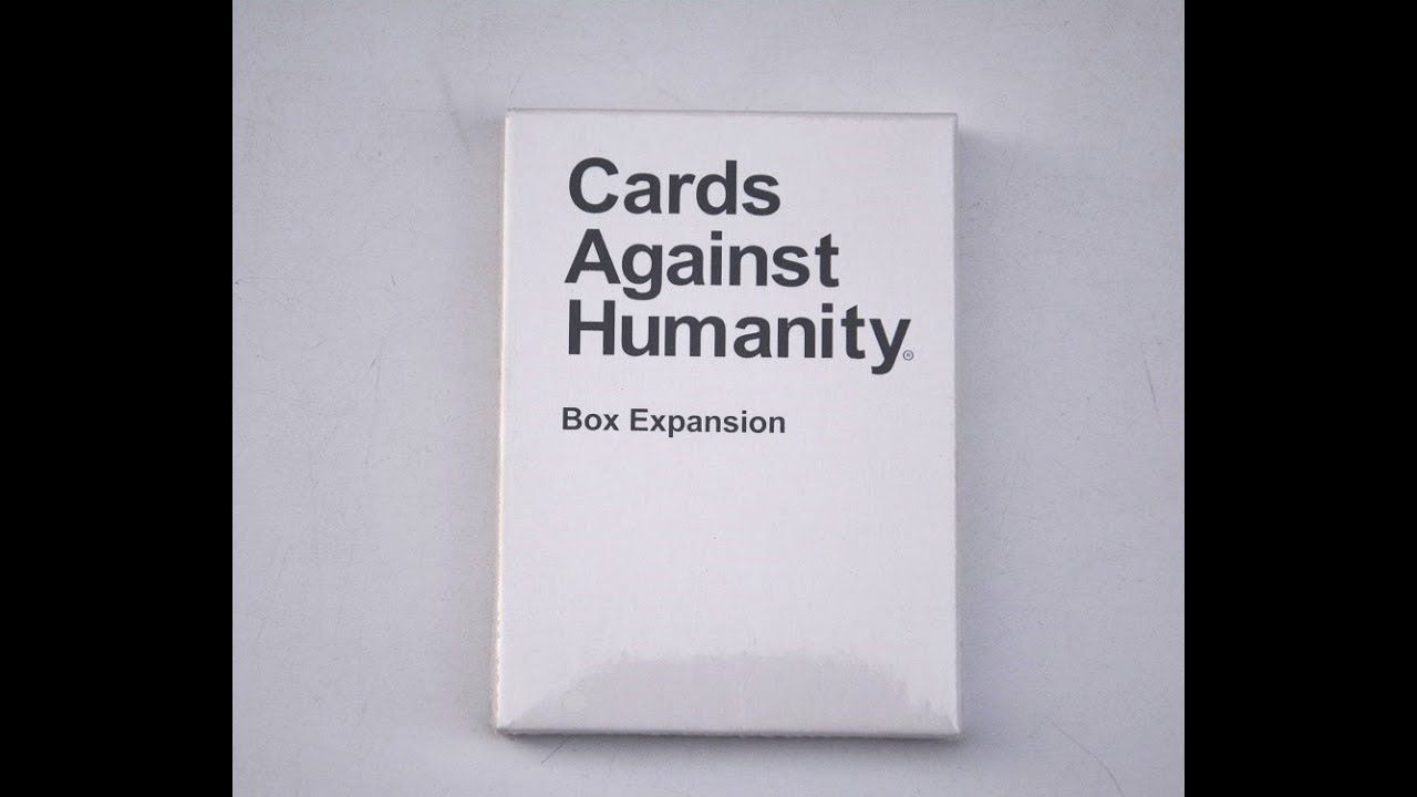 Cards Against Humanity Box Expansion Un Boxing And Review Youtube