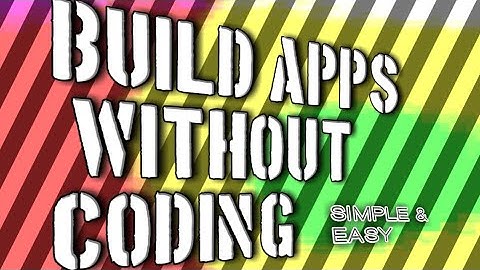 Create apps without coding || No coding required || by Technical Forid